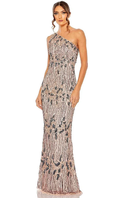 Mac Duggal 5976 - One-Sleeve Sequined Evening Dress Tunics Ceremony elegant