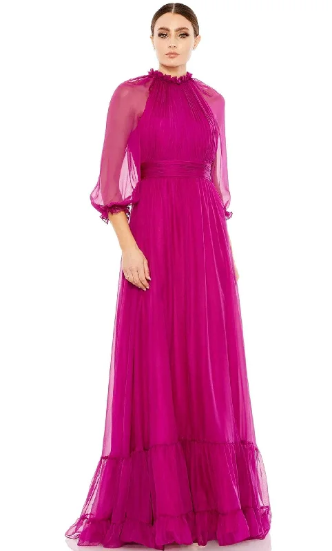 Mac Duggal 68225 - High Neck Evening Dress Tunics Polka dots