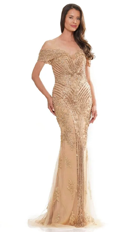 Marsoni by Colors MV1275 - Applique Mermaid Evening Dress Tunics Stylish modern
